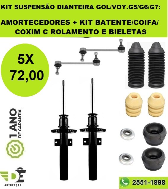 Kit Suspensão Dianteira Remanufaturada